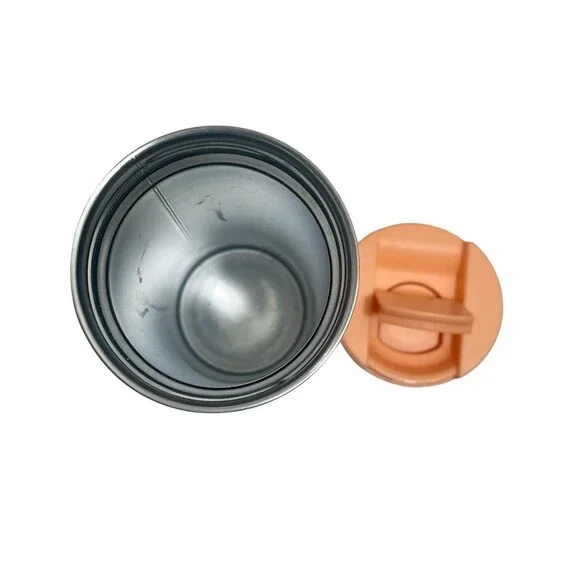 Starbucks Ombré White Peach Stainless Steel Tumbler Travel Mug Rubber Grip 16 oz - Picture 6 of 6